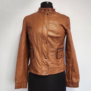 MODA International Leather Jacket [size small] [Beautiful condition]